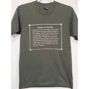 Vintage Single Stitched "Sorry Maestro" Band T-Shirt 1980's Small Opus Orchestra